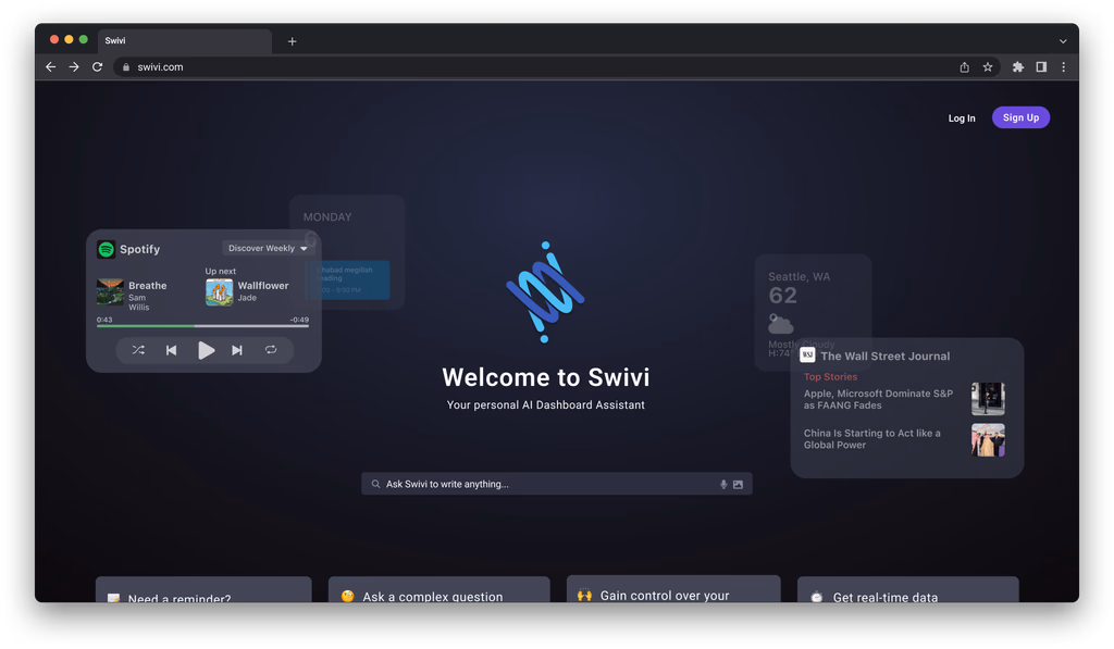 Swivi project preview